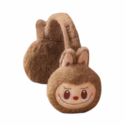 Pop Mart The Monsters Labubu Warm Fluffy Holiday Series Plush Earmuffs