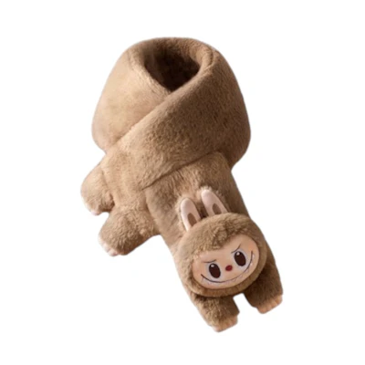 Pop Mart The Monsters Labubu Warm Fluffy Holiday Series Plush Scarf