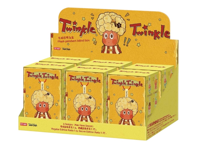 Pop Mart Twinkle Twinkle Be a Little Star Series Plush Pendant Sealed Case (6 Blind Box)