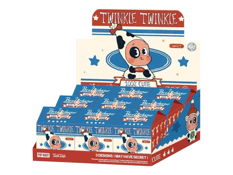 Pop Mart Twinkle Twinkle Create Your Taste Series A Figures Sealed Case (9 Blind Box)