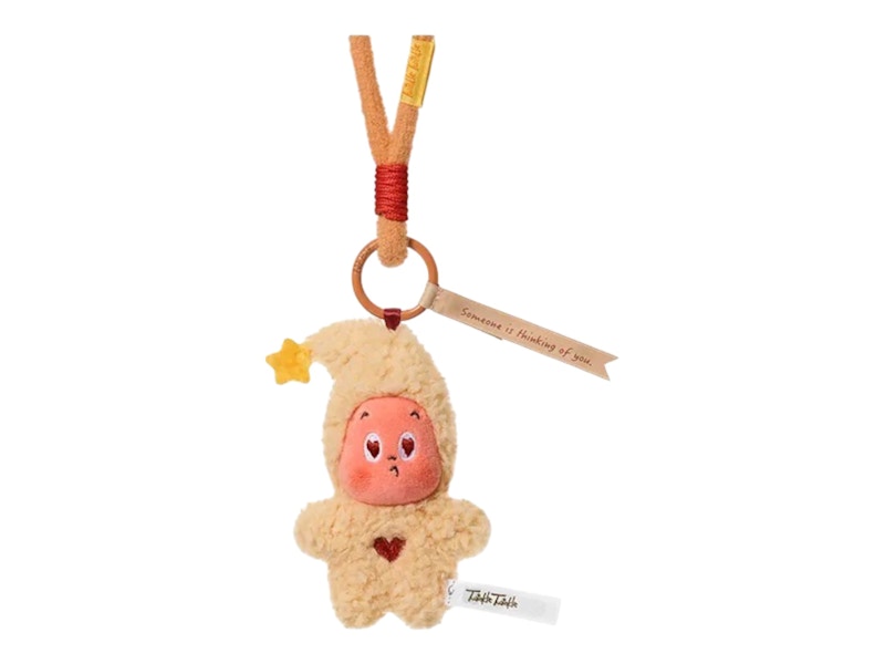 Pop Mart Twinkle Twinkle Savor the Moment Series Fresh Baked Mini Cookies Coconut Crisp Plush Pendant