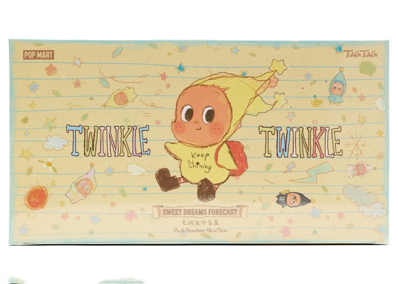 Pop Mart Twinkle Twinkle Sweet Dreams Forecast Series Plush Pendant Sealed Case (6 Blind Box)