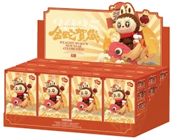 Pop Mart Wealthy Snake's New Year Celebration Fortunate Hand Series Block Figures Seated Sealed Case (12 Blind Box)