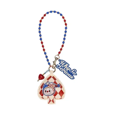 Pop Mart WHY SO SERIOUS Series Labubu Juggling Clown Pendant Chain
