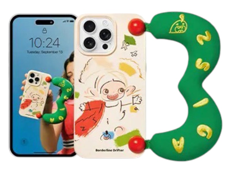 Pop Mart Zsiga Borderline Drifter Series iPhone 15 Pro Max Case