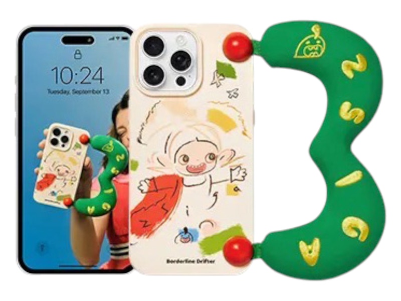 Pop Mart Zsiga Borderline Drifter Series iPhone 16 Pro Max Case