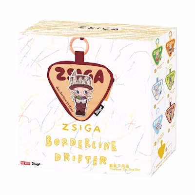 Pop Mart Zsiga Borderline Drifter Triangular Bag Charm Single Blind Box