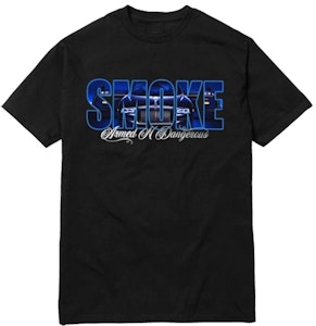 Pop Smoke x Vlone 危险武装 黑色T恤 Buy Pop Smoke x Vlone 危险武装 黑色T恤