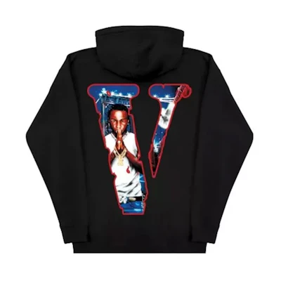 Pop Smoke x Vlone City Hoodie Black
