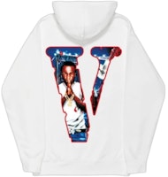 Pop Smoke x Vlone City Hoodie White Pop Smoke x Vlone City Hoodie White