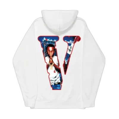 Pop Smoke x Vlone City Hoodie White
