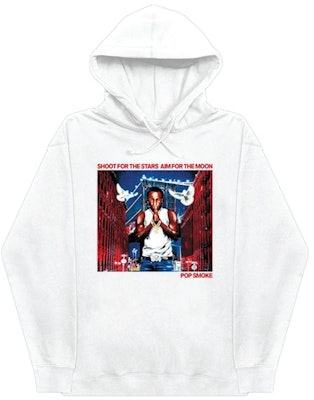 Pop Smoke x Vlone City Hoodie White Order Pop Smoke x Vlone City Hoodie White