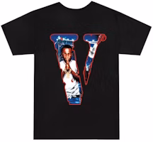Pop Smoke x Vlone City Tee Black Pop Smoke x Vlone City Tee Black
