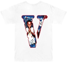 Pop Smoke x Vlone City Tee White Pop Smoke x Vlone City Tee White