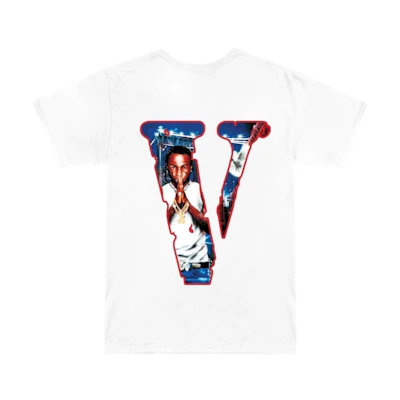 Pop Smoke x Vlone City Tee White