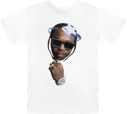 Pop Smoke x Vlone Halo T-Shirt White Buy Pop Smoke x Vlone Halo T-Shirt White