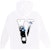 Pop Smoke x Vlone Hawk Em' Hoodie White