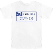 Baju-T Pop Smoke x Vlone Stop Snitching Putih/Biru Order Baju-T Pop Smoke x Vlone Stop Snitching Putih/Biru