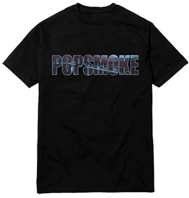 Pop Smoke x Vlone Wraith Tee Black Buy Pop Smoke x Vlone Wraith Tee Black