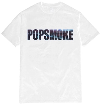Pop Smoke x Vlone Wraith Tee White Buy Pop Smoke x Vlone Wraith Tee White