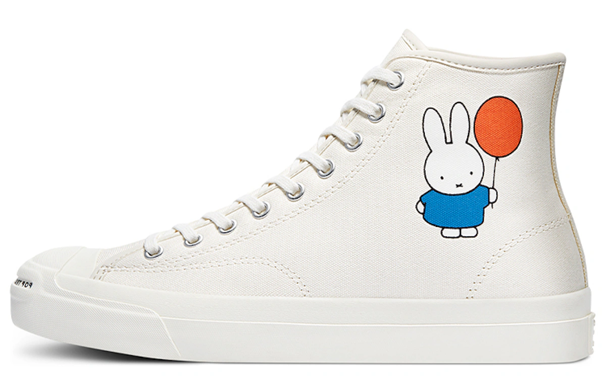 POP Trading Company x Converse Jack Purcell Pro High 'Miffy - Egret'
