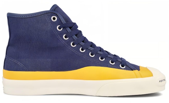 Pop Trading Company x Converse Jack Purcell Pro High 'Navy Yellow' 169006C Order Pop Trading Company x Converse Jack Purcell Pro High 'Navy Yellow' 169006C
