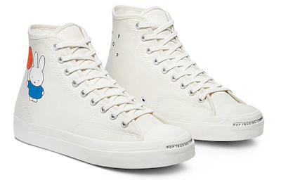 POP Trading Company x Converse Jack Purcell Pro High 'Miffy - Egret'