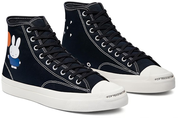POP Trading Company x Converse Jack Purcell Pro 高帮“Miffy - 黑色” 171850C Lookbook POP Trading Company x Converse Jack Purcell Pro 高帮“Miffy - 黑色” 171850C