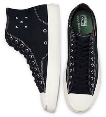 POP 트레이딩 컴퍼니 x 컨버스 잭 퍼셀 프로 하이 '미피 - 블랙' 171850C Shop POP 트레이딩 컴퍼니 x 컨버스 잭 퍼셀 프로 하이 '미피 - 블랙' 171850C