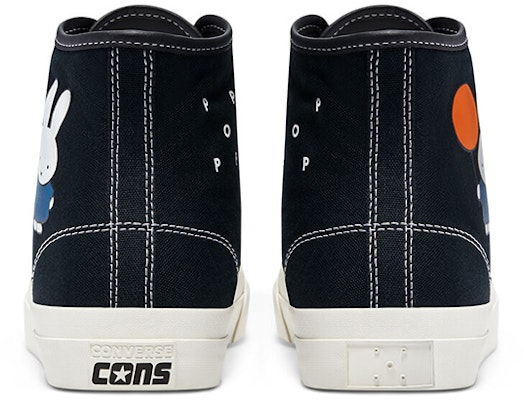 POP 트레이딩 컴퍼니 x 컨버스 잭 퍼셀 프로 하이 '미피 - 블랙' 171850C Purchase POP 트레이딩 컴퍼니 x 컨버스 잭 퍼셀 프로 하이 '미피 - 블랙' 171850C