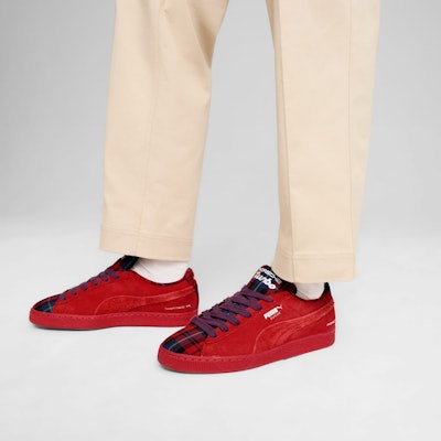 Porsche Legacy Suede Classic Tartan Sneakers 308417-01 Order Porsche Legacy Suede Classic Tartan Sneakers 308417-01