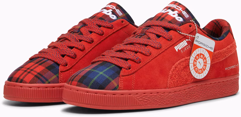 Porsche Legacy Suede Sneakers Tartan Klasik 308417-01 Shop Porsche Legacy Suede Sneakers Tartan Klasik 308417-01