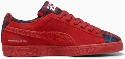 Kasual Warisan Suede Tartan Sneakers Porsche 308417-01 Sizing Kasual Warisan Suede Tartan Sneakers Porsche 308417-01