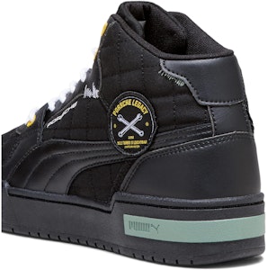 PUMA Puma Legacy CA Pro Mid Garage Crews 舒適氣質百搭 減震耐磨 中幫 板鞋 男款 黑色 Shop PUMA Puma Legacy CA Pro Mid Garage Crews 舒適氣質百搭 減震耐磨 中幫 板鞋 男款 黑色