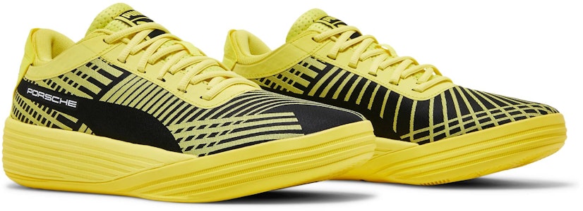 Porsche Legacy x Puma Clyde All-Pro 'Celandine' Sepatu Sneakers 195371_01 Cheap Porsche Legacy x Puma Clyde All-Pro 'Celandine' Sepatu Sneakers 195371_01