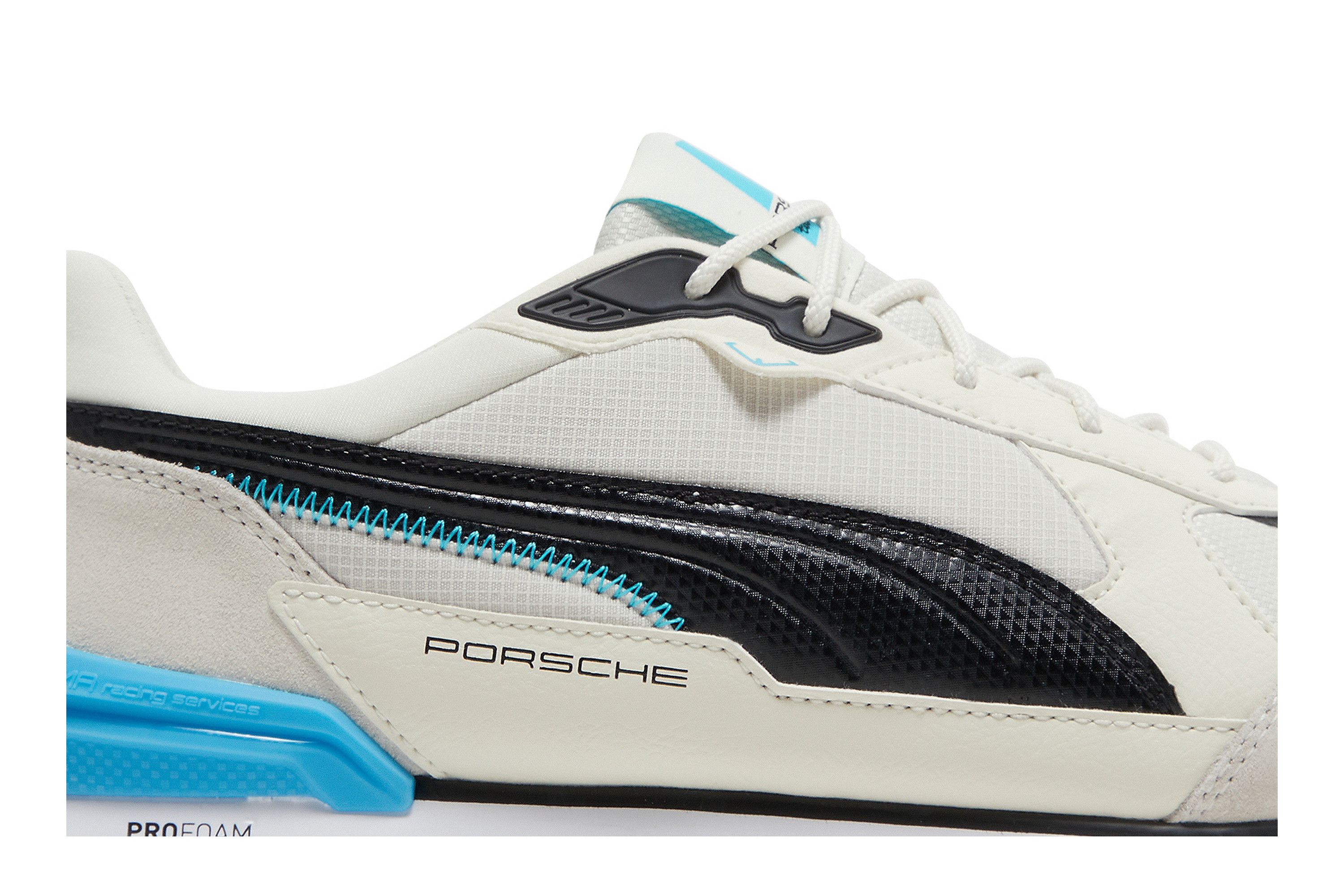 Order Porsche Legacy x Puma Low Racer ''Elfenbein Glow Blau Atoll'' 306880-03