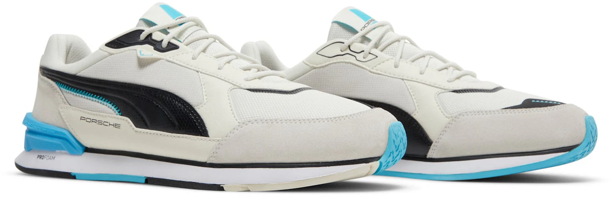Porsche Legacy x Puma Low Racer ''Elfenbein Glow Blau Atoll'' 306880-03 Cheap Porsche Legacy x Puma Low Racer ''Elfenbein Glow Blau Atoll'' 306880-03