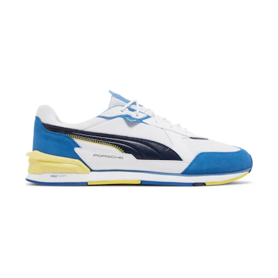 Porsche Legacy Puma Low Racer 'White Peacoat Celandine'