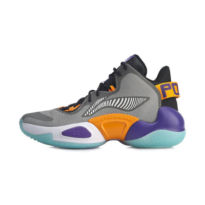 Li-Ning Power 6 PRM Mid CBA 'Gray Black Orange'