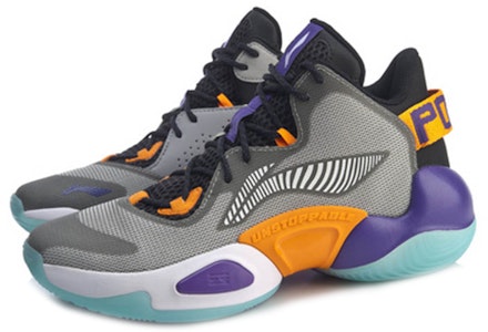 Li-Ning Power 6 Premium Mid x CBA 'Abu-Hitam-Jingga' ABAP067-1 Lookbook Li-Ning Power 6 Premium Mid x CBA 'Abu-Hitam-Jingga' ABAP067-1