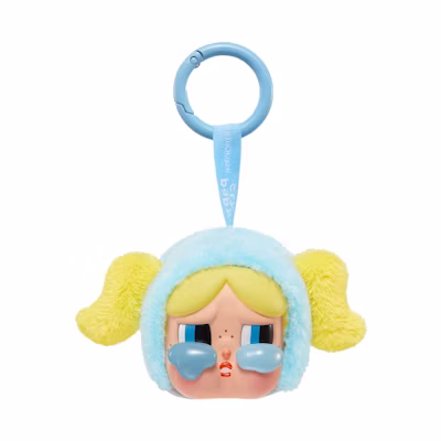 Powerpuff Girls Pop Mart CRYBABY Bubbles Vinyl Face Plush