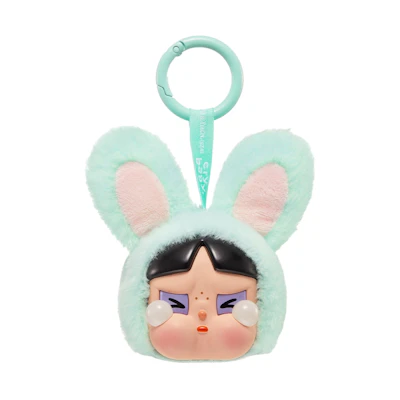 Powerpuff Girls Pop Mart CRYBABY Bunny Buttercup Vinyl Face Plush