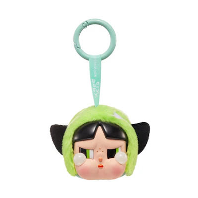 Powerpuff Girls Pop Mart CRYBABY Buttercup Vinyl Face Plush
