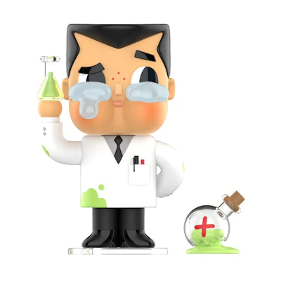 Powerpuff Girls Pop Mart CRYBABY Professor Utonium Figure