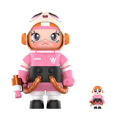 Powerpuff Girls Pop Mart Space Molly Blossom 100% & 400% Set