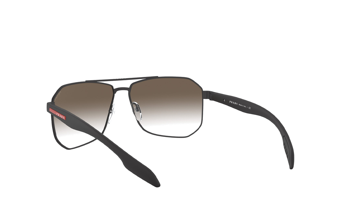 PRADA  Aviator Sunglasses Black with Logo Metal Temples. SPS51V 圖 5