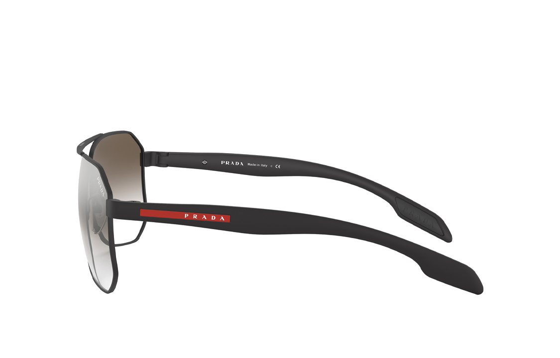 PRADA  Aviator Sunglasses Black with Logo Metal Temples. SPS51V 圖 6