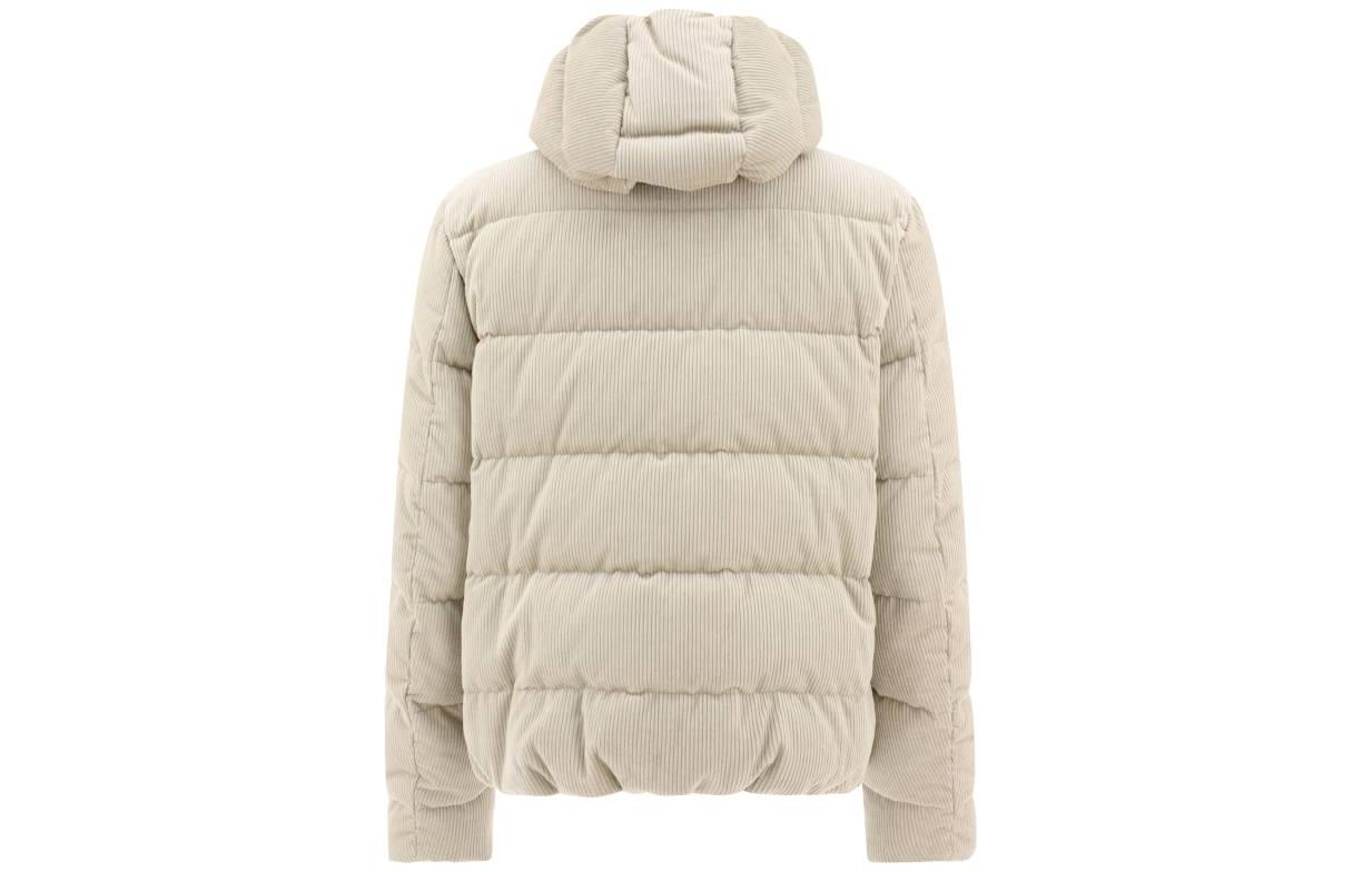 Lookbook PRADA  Beige Hooded Zip-Up Down Jacket SGC072-1RL7-F0K74-S-232