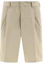 Order PRADA Beige Celana Pendek Kasual Mid-Waist Straight-Leg. SPH343-1UPX-F0065-S-OOO