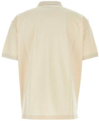 PRADA Beige Solid Color Slim Fit Straight-Cut Short Sleeve T-Shirt UJN817-SWM1-14K8F-0-018 Lookbook PRADA Beige Solid Color Slim Fit Straight-Cut Short Sleeve T-Shirt UJN817-SWM1-14K8F-0-018